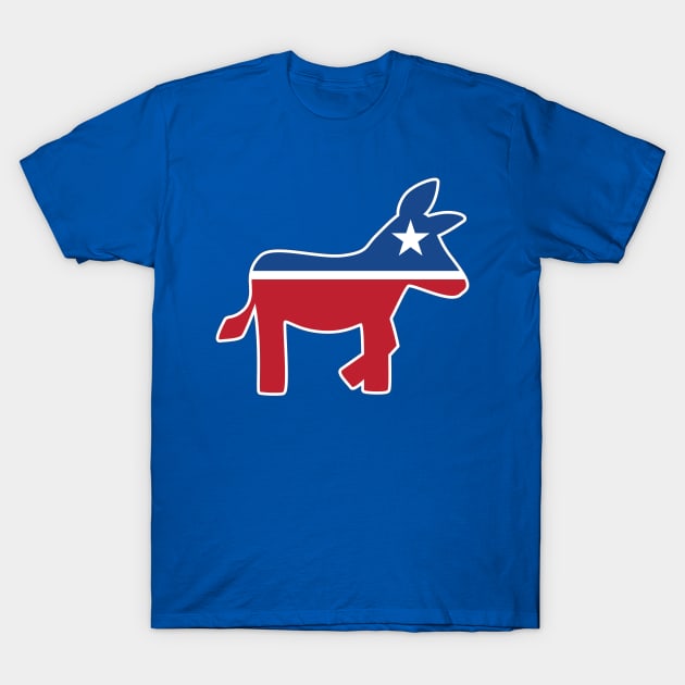 Democrat Donkey T-Shirt by hobrath